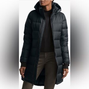 The North Face Dark Gray Hooded Puffer Coat